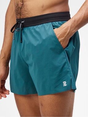 Bandit Running Mens Vento Running Shorts Dark Green - Small - Read